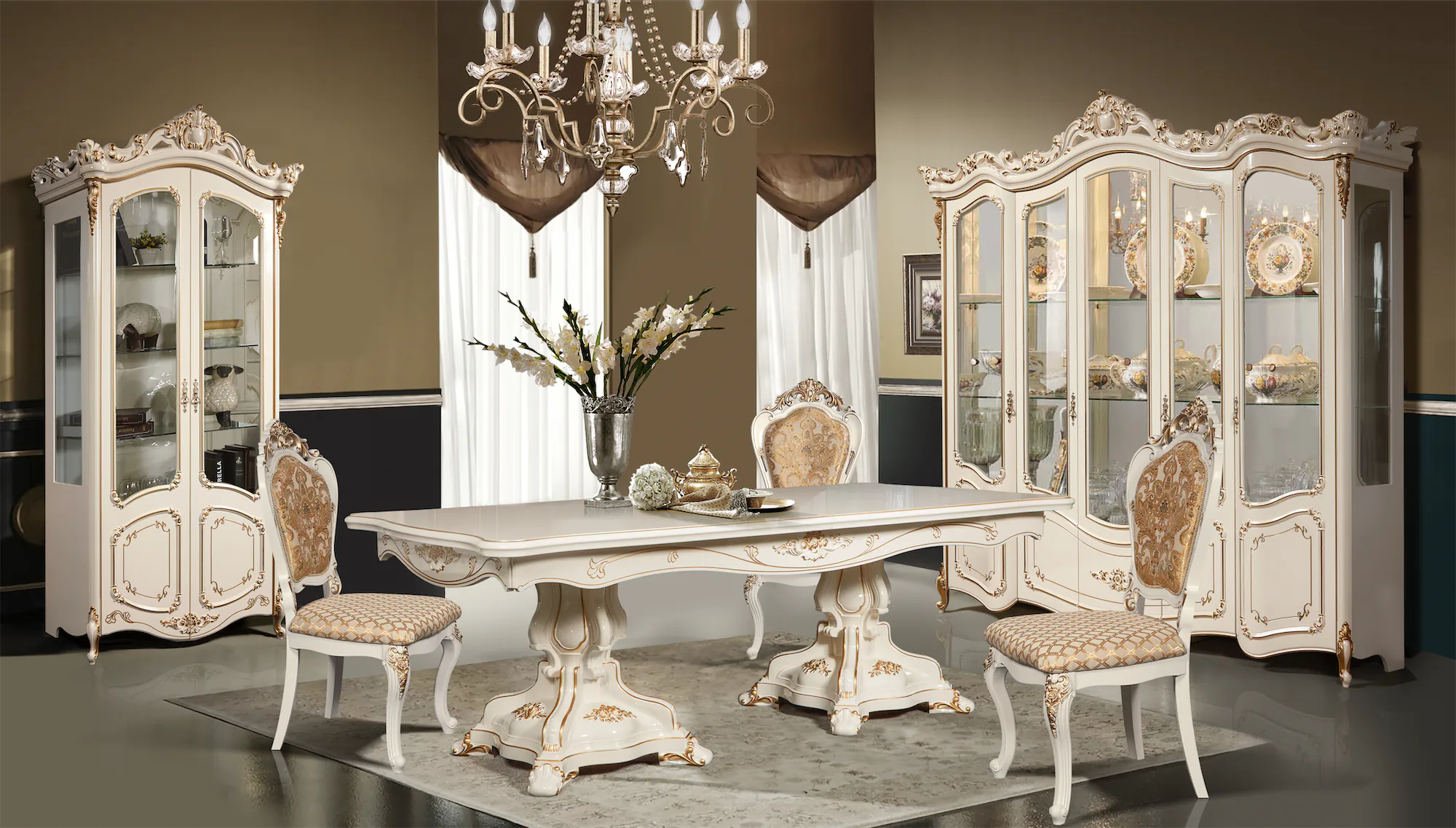 Гостиная Элиза в цвете Ваниль