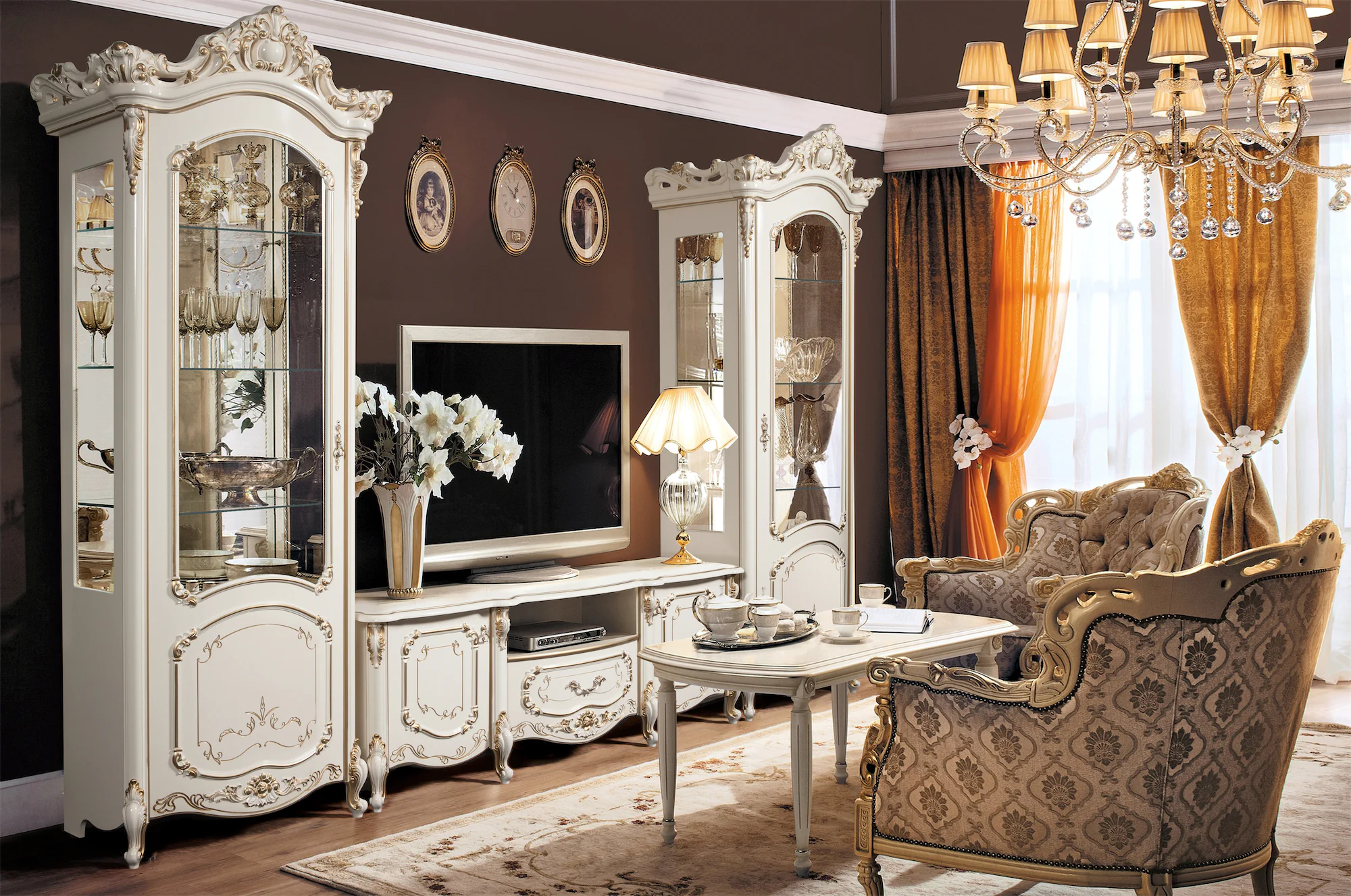 Гостиная Элиза в цвете Ваниль