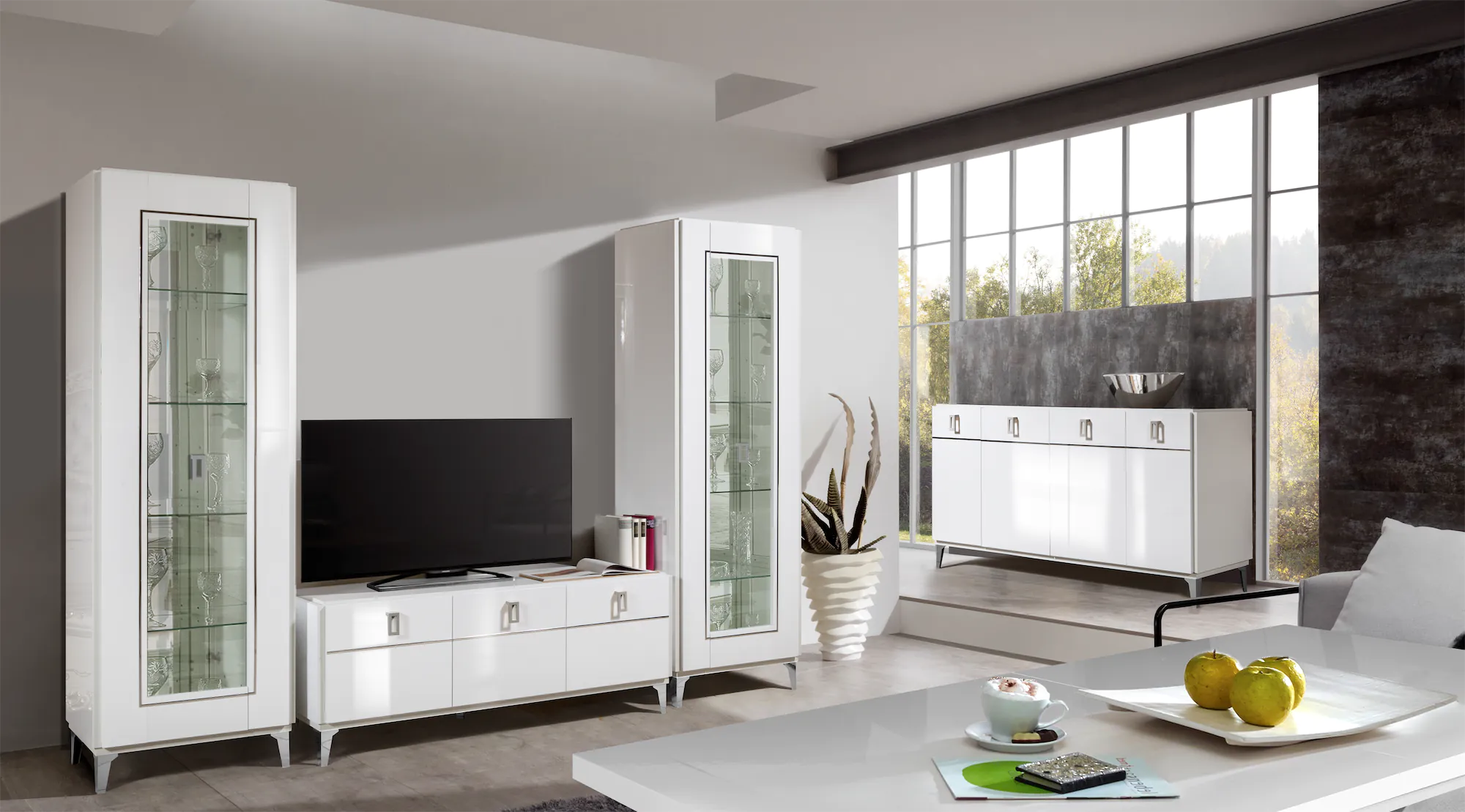 Гостиная Джорджия в цвете Орех