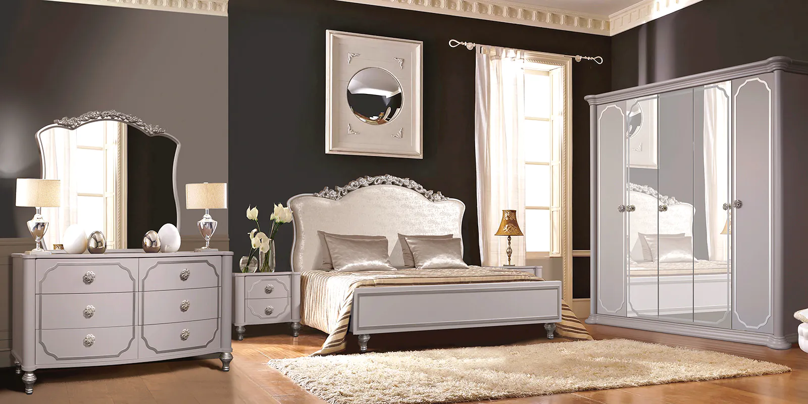 Спальня Вена в цвете кашемир